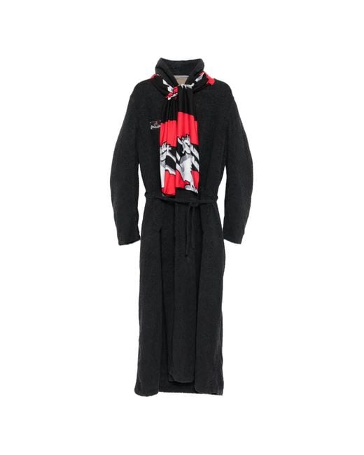 PROTOTYPES Black Bathrobe Bomber for men