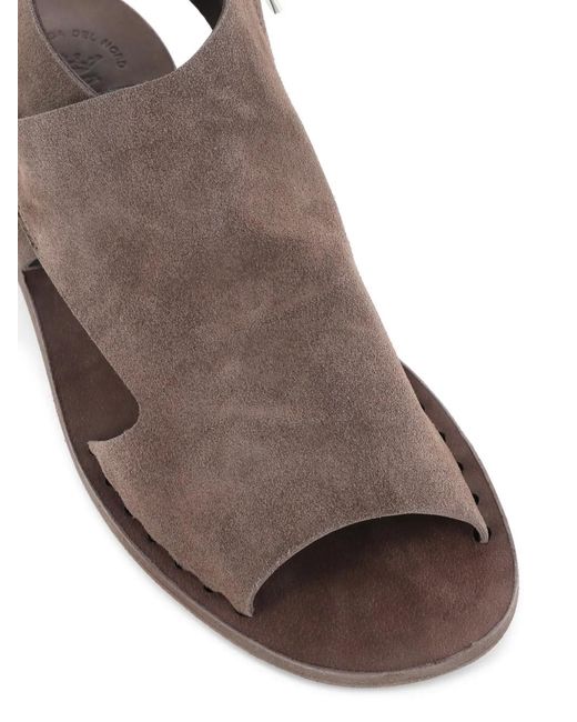Officine Creative Brown Zip Fastening Sandals