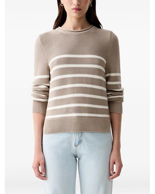 Barbour Natural Hinton Textured-Knit Cotton Sweater