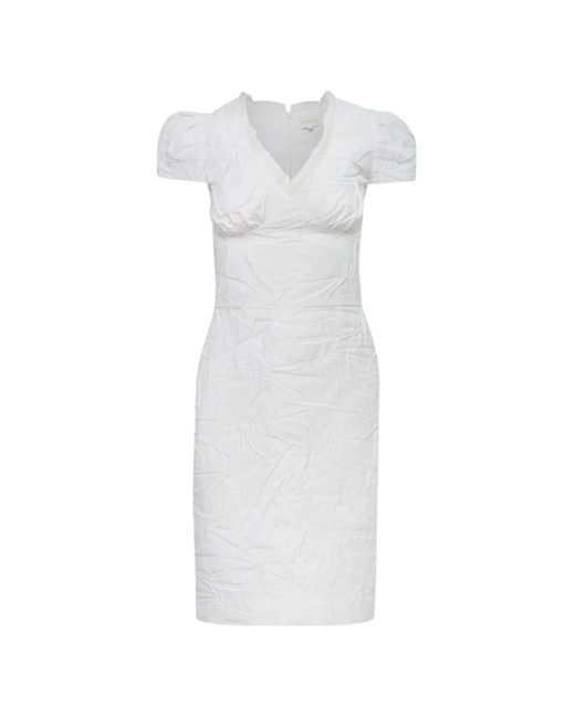 ShuShu/Tong White Robe À Effet Froissé