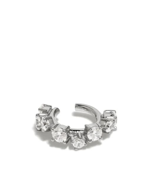 Completedworks White Z25 Zirconia-Embellished Ear Cuff