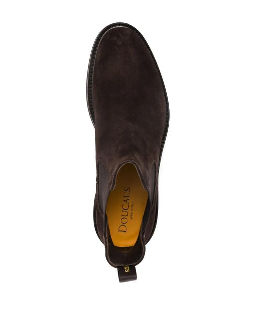 Doucal's Brown Suede Boots for men