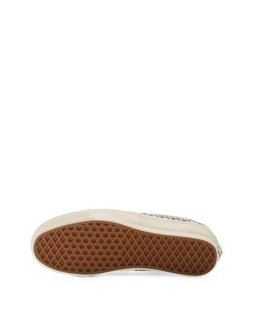 Vans White Lx Authentic Ease Checkered Sneakers