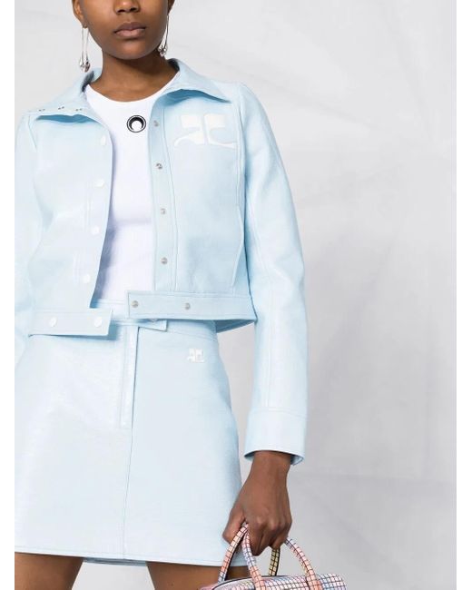 Courreges Cropped Jack in het Blue