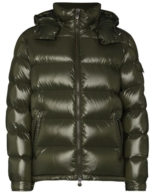 Moncler Green Down Jacket ‘Maya’ for men