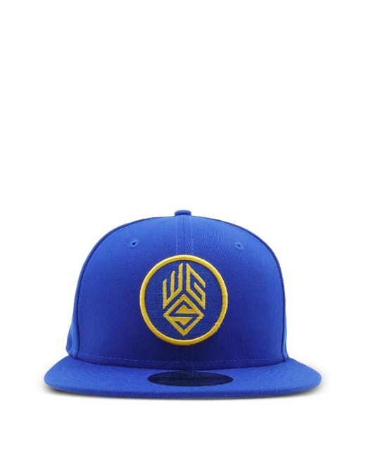 KTZ Blue 9Fifty Golden State Warriors Wargam Snapback Cap Hat for men