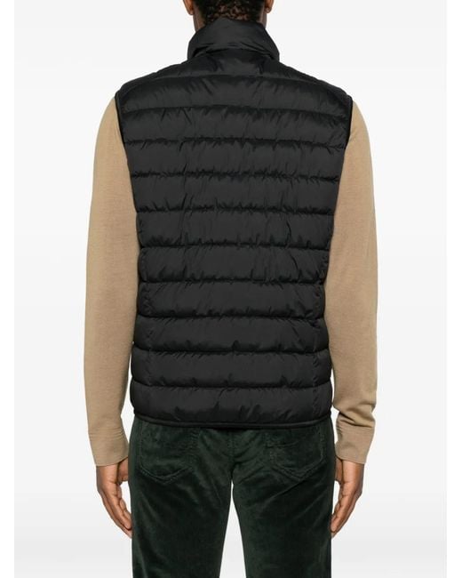 Marc O' Polo Black Logo-Patch Gilet for men