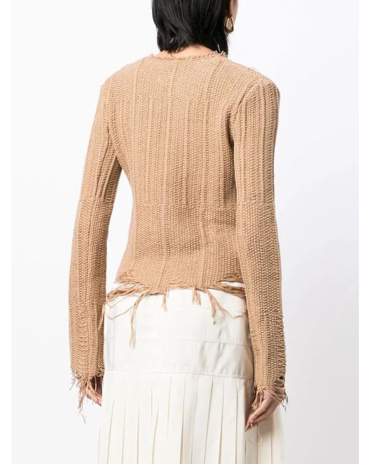 JNBY Natural Cropped Button-Up Cardigan
