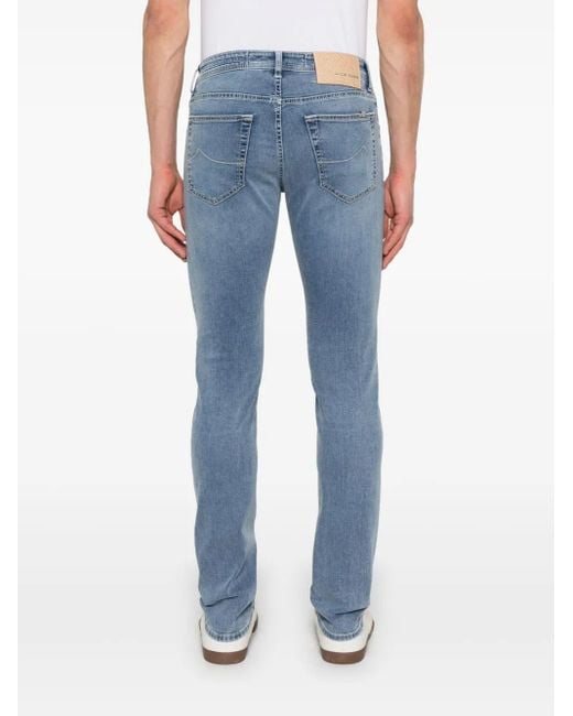 Jacob Cohen Blue Super Slim Fit Denim Jeans for men