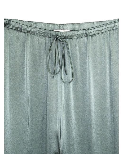 Semicouture Green Elasticated Drawstring Trousers