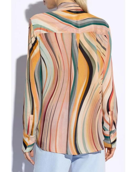 Paul Smith White Printed Shirt