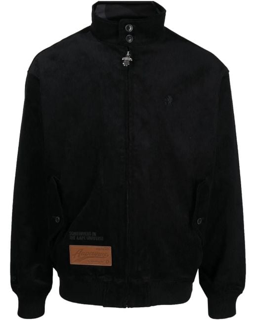 メンズ Aape By A Bathing Ape ボンバージャケット Black