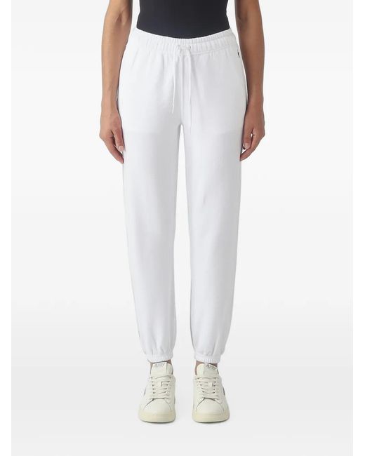 Polo Ralph Lauren White Drawstring Fleece Tracksuit Bottoms