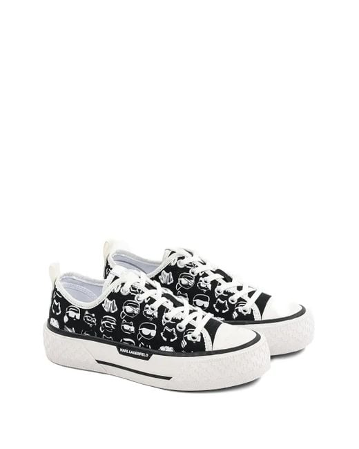 Karl Lagerfeld Black Kampus Max Iii Sneakers