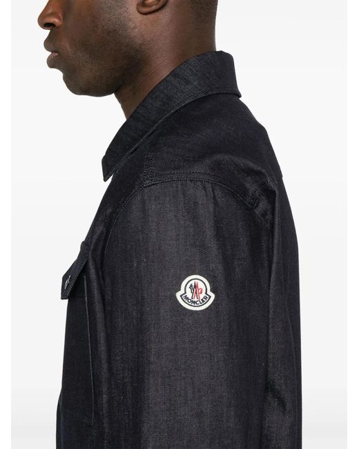 Moncler Black Denim Shirt for men
