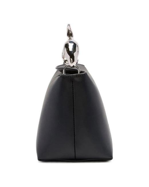 Erdem Black Mini Bloom Tote Bag