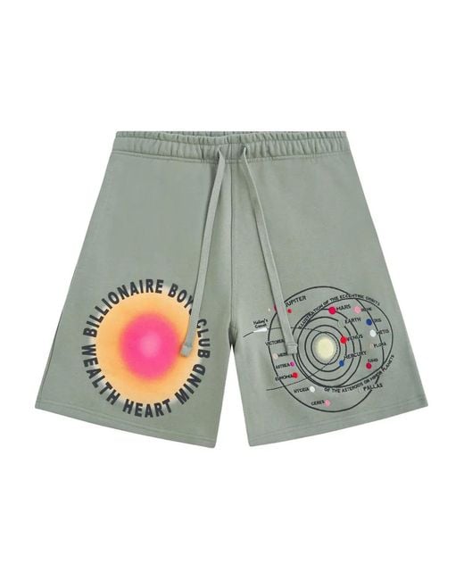 BBCICECREAM Aura Shorts Mit Grafischem Print in Green für Herren