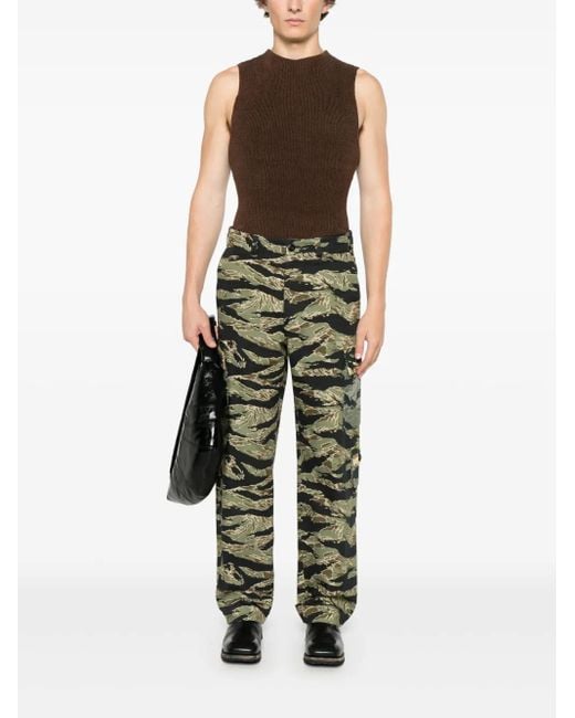 Givenchy Green Cargo Trousers for men