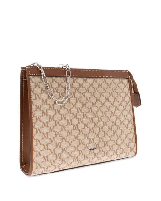 Clutch Metrousses di Max Mara in Natural