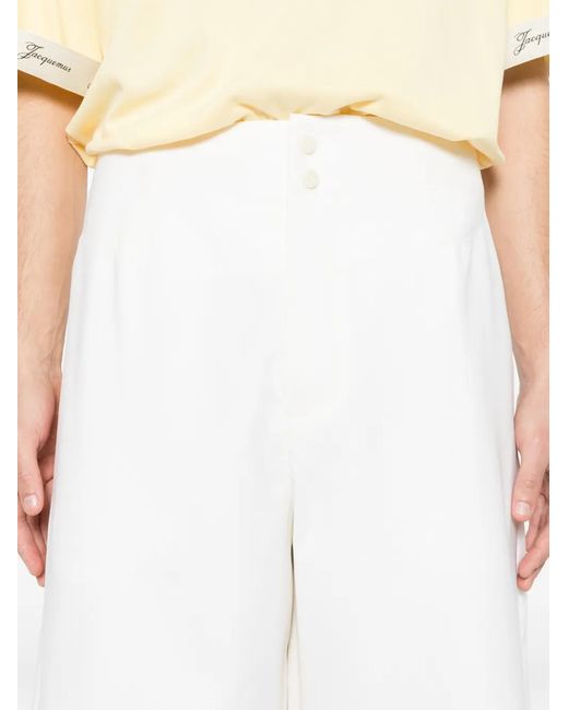 Jacquemus The Moisson Shorts in het White voor heren