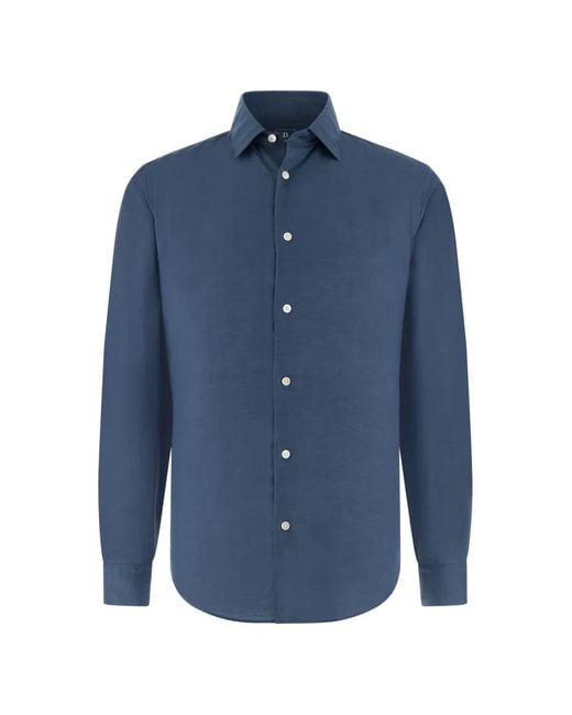 Boggi Blue Regular-Fit Shirt for men