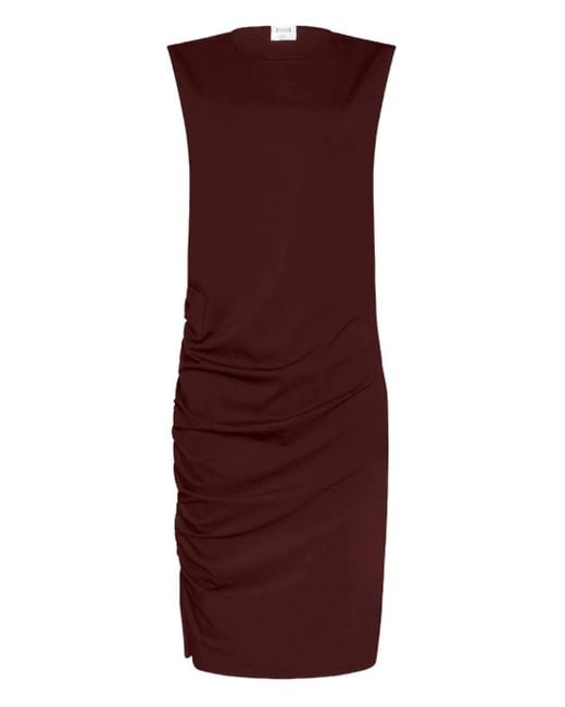 Wolford Purple Gathered Mini Dress