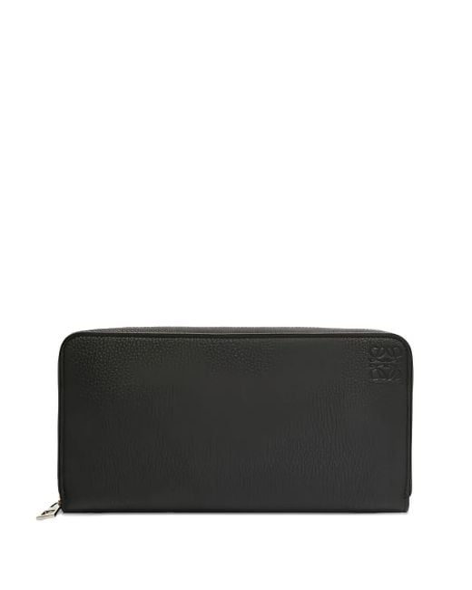 メンズ Loewe ファスナー財布 Black