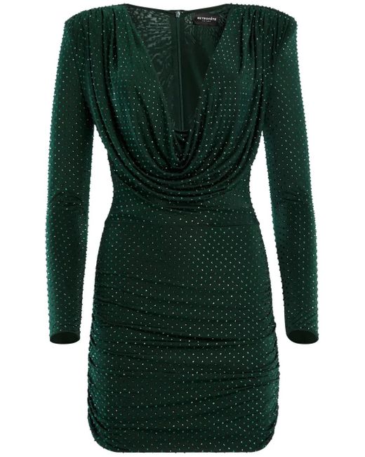 Abito Corto Alpine di retroféte in Green