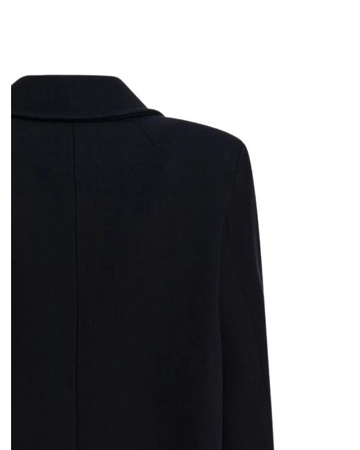 IVY & OAK Black Double-Breasted Coat