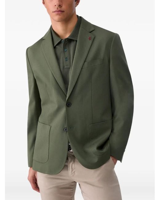 Liu Jo Green Elegant Jersey Jacket for men