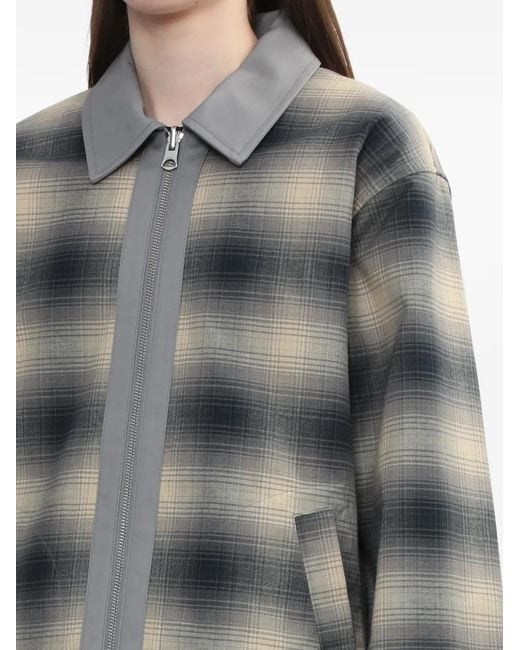 Chaqueta a cuadros con cremallera Rag & Bone de color Gray