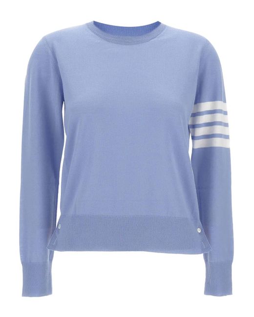 Pull À Col Rond Thom Browne en coloris Blue