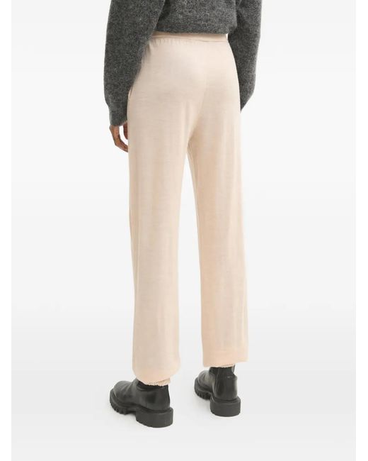 Moschino White Pantalon À Lien De Resserrage