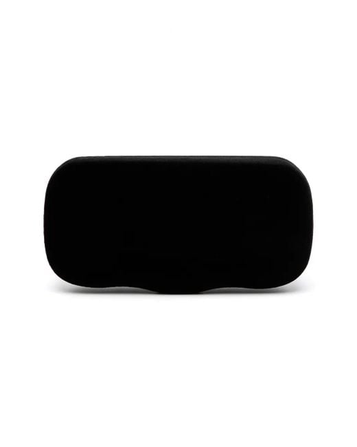 Linda Farrow Black Lola Rectangle-Frame Sunglasses