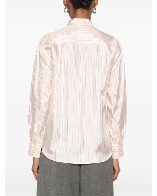 Sandro Pink Striped Shirt