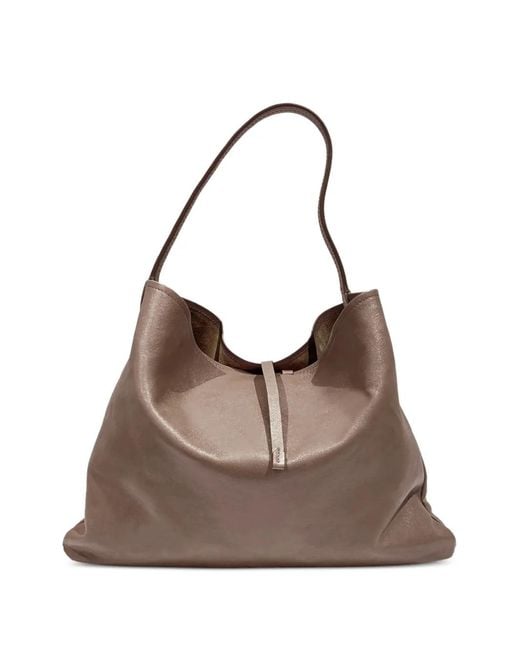 Bonastre Brown 10 Rue Du Perche Leather Tote Bag