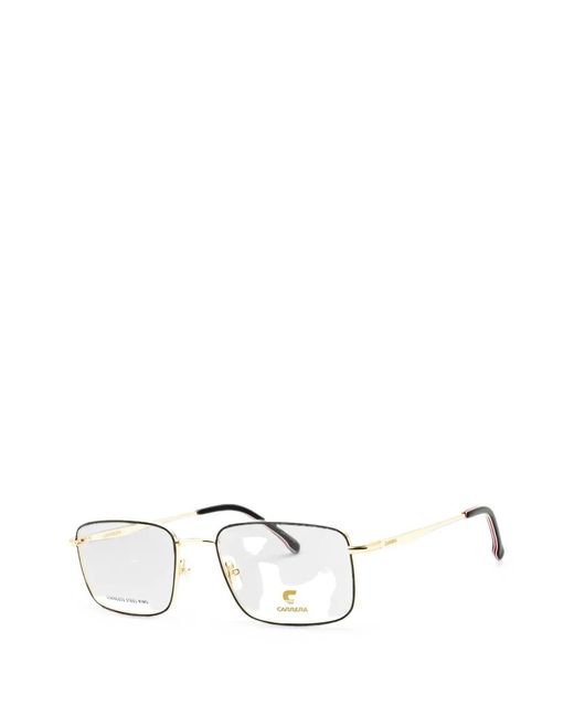 Carrera White Rectangle-Frame Glasses for men