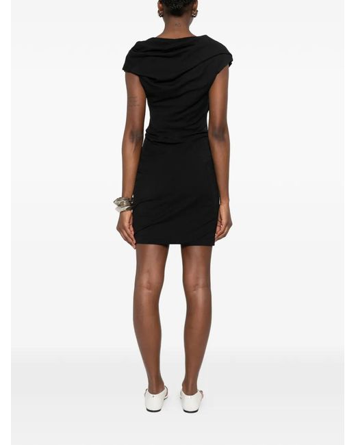 Entire studios Black Twist Mini Dress