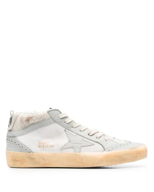 Golden Goose Deluxe Brand White Mid Star Sneaker