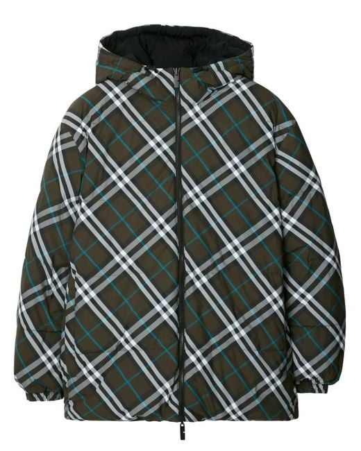 Burberry Gray Snowdon Puffer Jacket for men