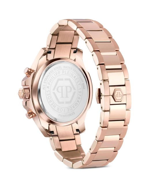 Philipp Plein Metallic The $Kull 44Mm Watch for men