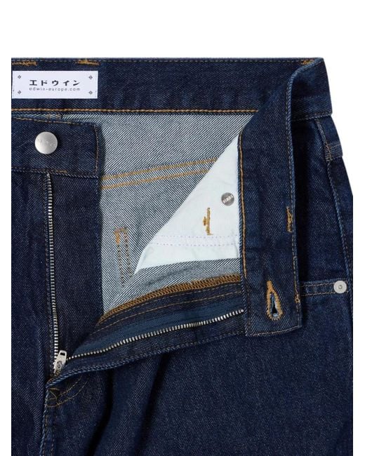 Edwin Tyrell Straight Jeans in het Blue voor heren