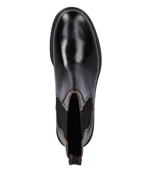 Vagabond Black 25Mm Freya Pull-Tab Chelsea Boots