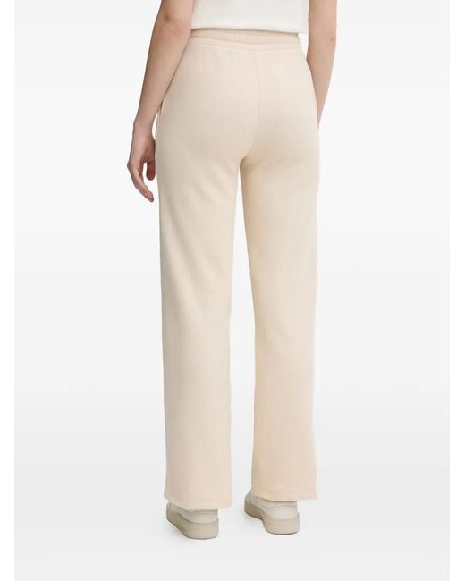 Joop! Natural Drawstring-Fastening Stripe-Detail Trousers
