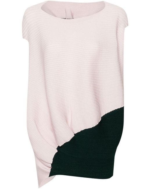 Maglione asimmetrico di Issey Miyake in Pink