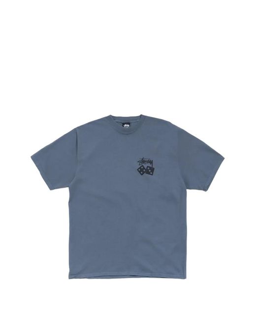 Stussy メンズ ブルー グラフィック Tシャツの通販はau PAY マーケット