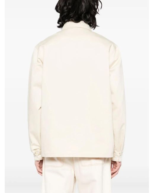 Marni White Zip-Up Shirt for men