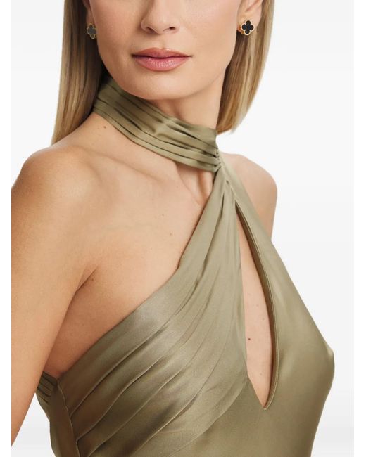 Il Volo Natural Vionne Halterneck Maxi Dress