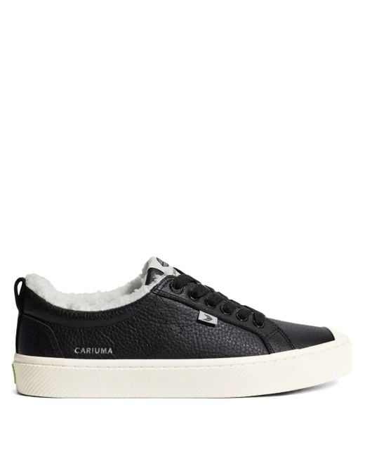 CARIUMA Black Oca Shearling Sneakers