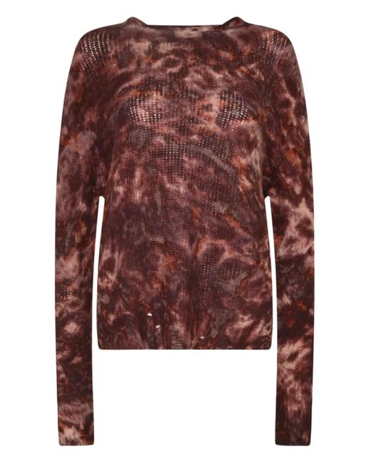 Pull À Effet Tie-Dye Avant Toi en coloris Brown